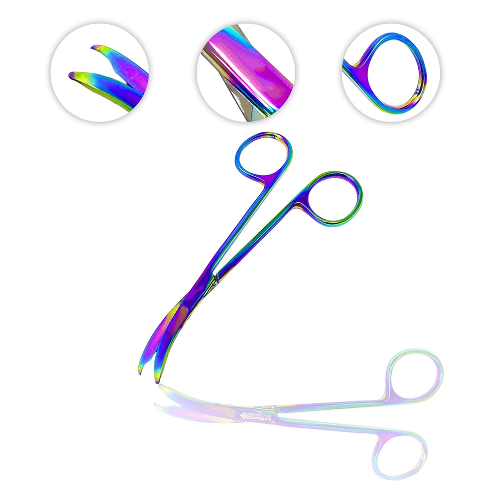 Scissors Blunt Curved  Hot Selling Good Quality Medical Hook Essential Surgery Scissors Shears Tools