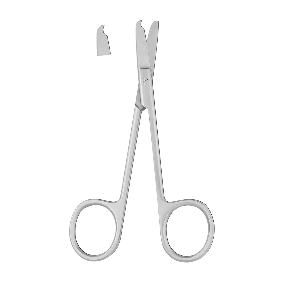 Suture Scissors Small Tip Design Hook Shaped Tip Reusable Surgical Scissors